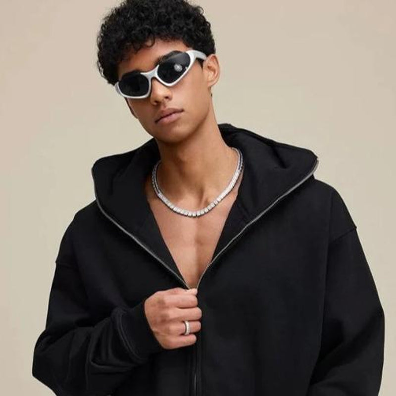 Lllang Blinko Double-Layered Hoodie - Men'S & Women'S Casual Pullover Sweatshirt