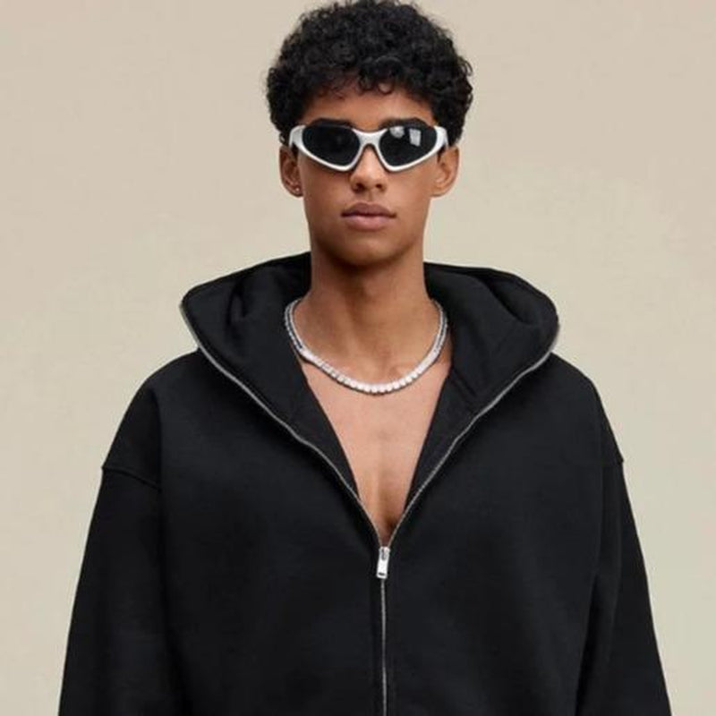 Lllang Blinko Double-Layered Hoodie - Men'S & Women'S Casual Pullover Sweatshirt