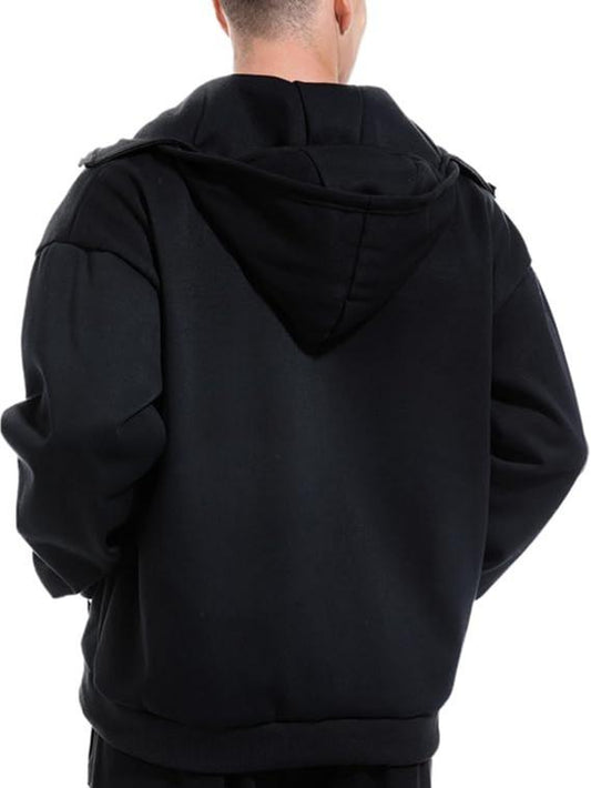 Lllang Blinko Double-Layered Hoodie - Men'S & Women'S Casual Pullover Sweatshirt